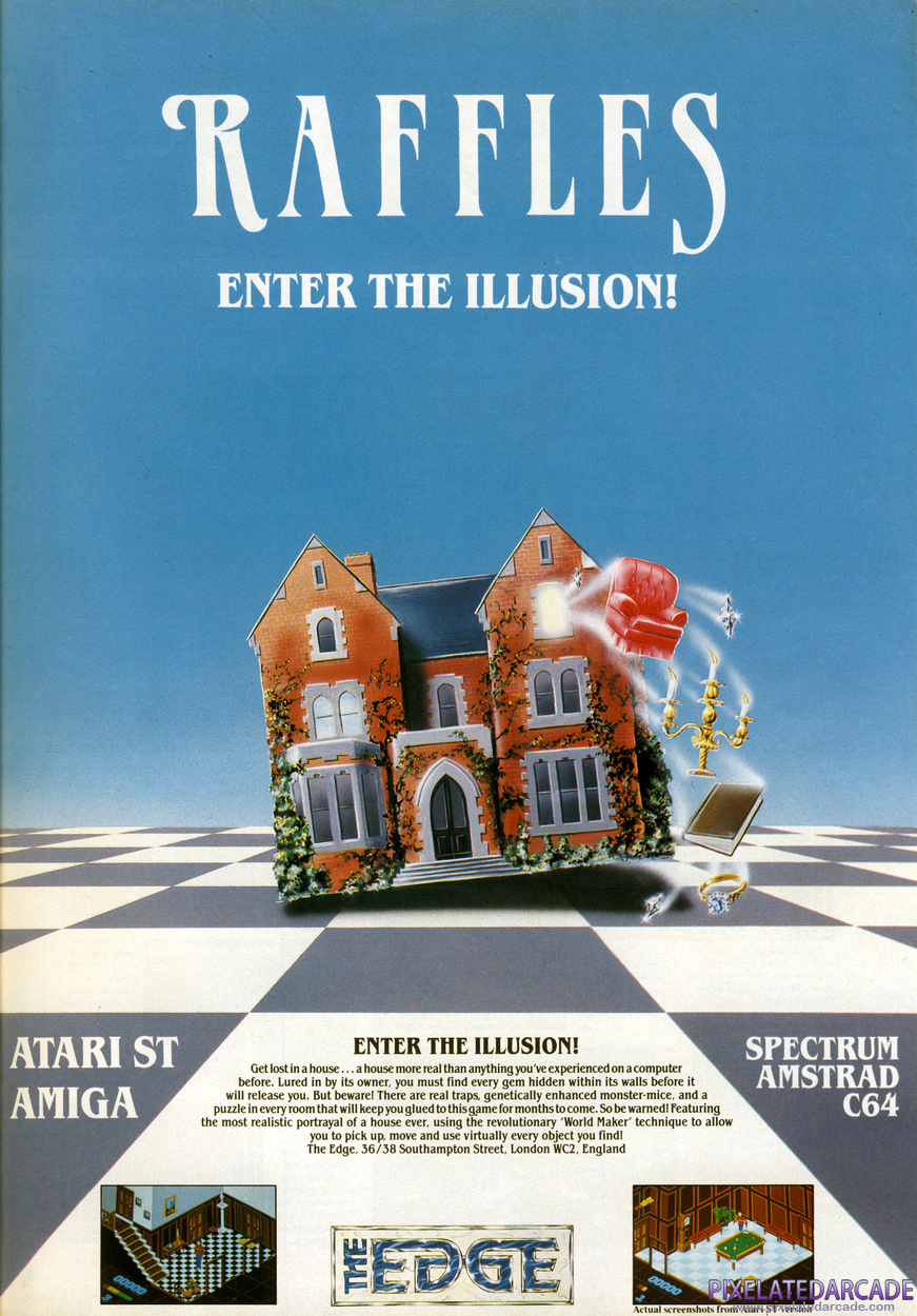 Devon Aire in the Hidden Diamond Caper Advertisement: April 1989 magazine ad