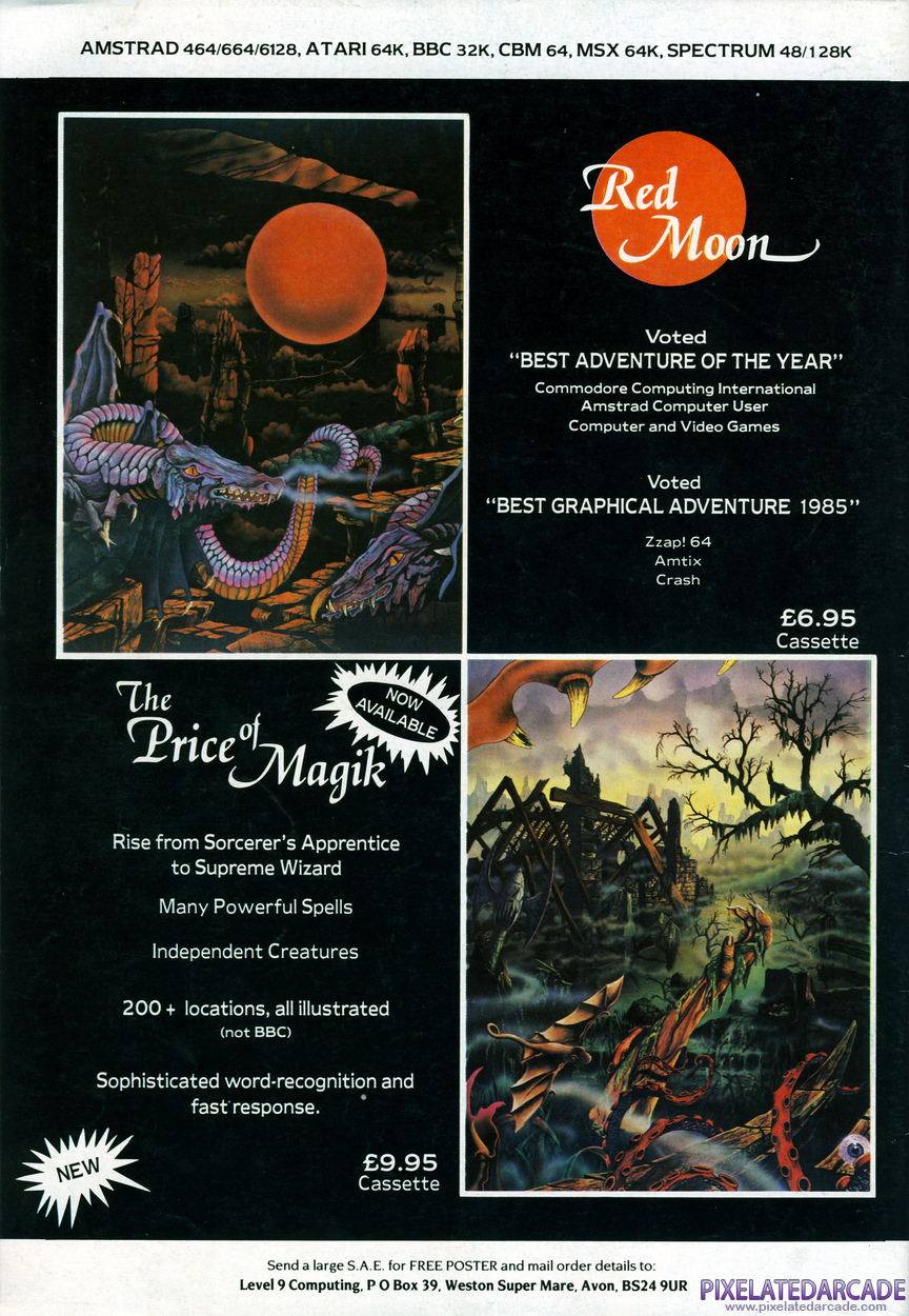 The Price of Magik Advertisement: May 1986 magazine ad