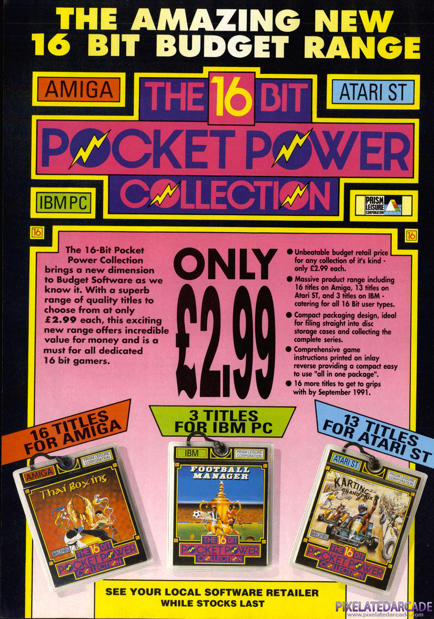 Football Manager Advertisement: July 1991 magazine ad