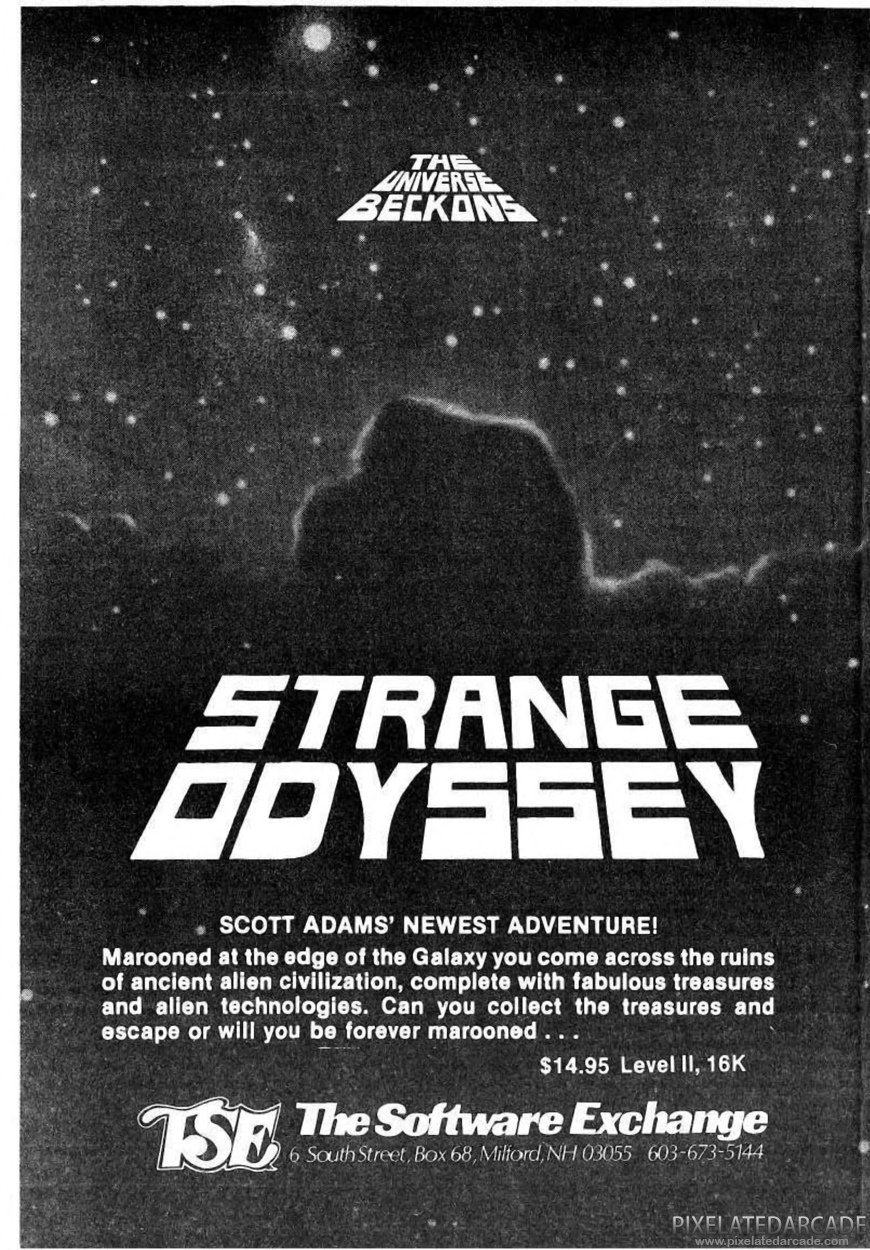 Strange Odyssey Advertisement: December 1979 magazine ad
