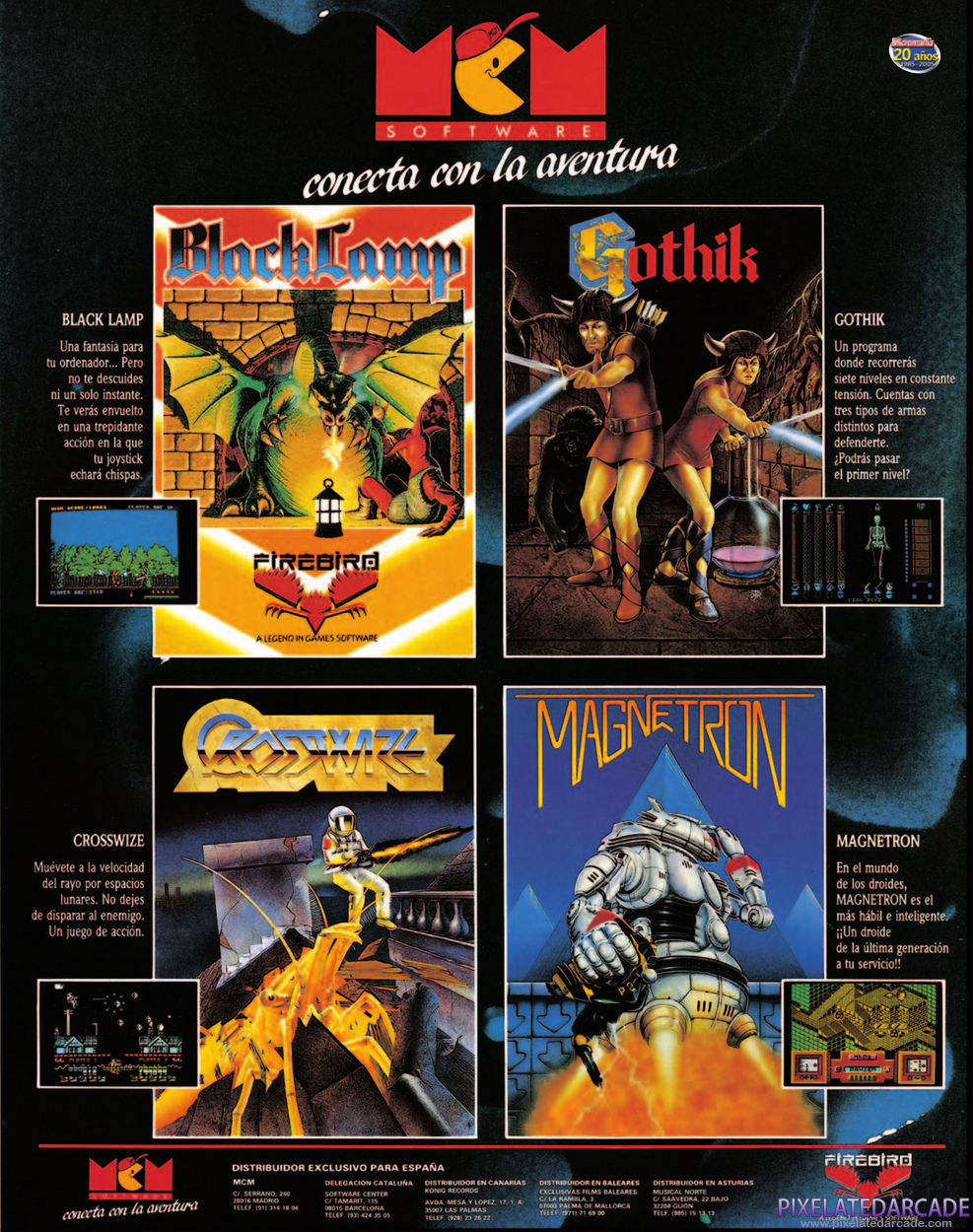 Black Lamp Advertisement: June 1988 magazine ad