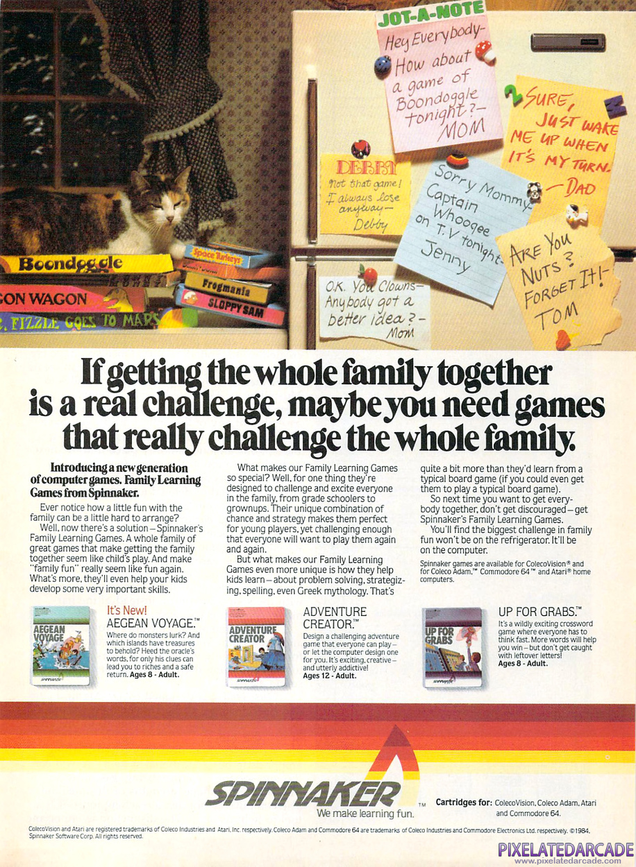 Aegean Voyage Advertisement: August 1984 magazine ad