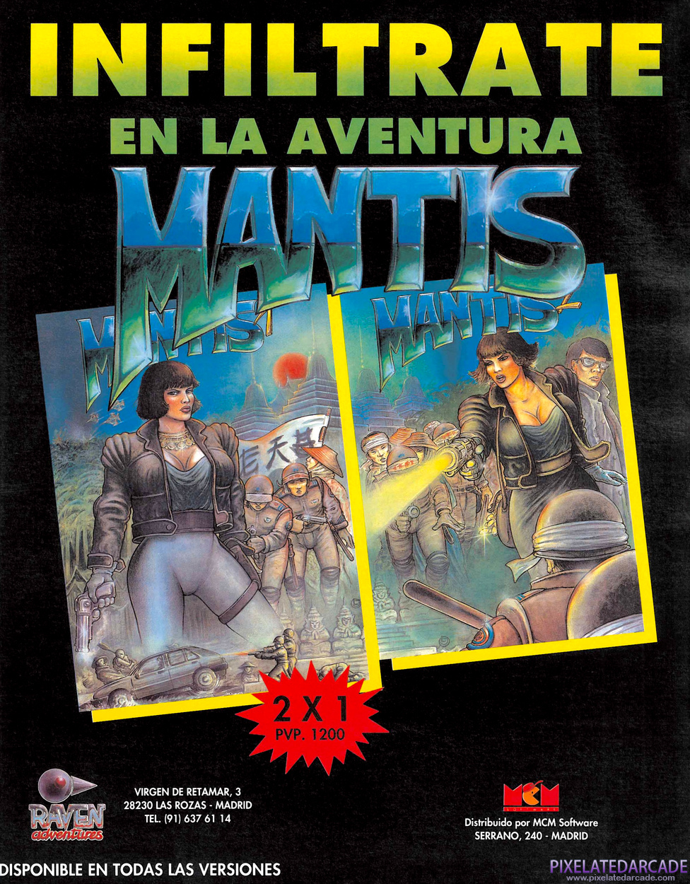 Mantis 1 Advertisement: December 1989 magazine ad