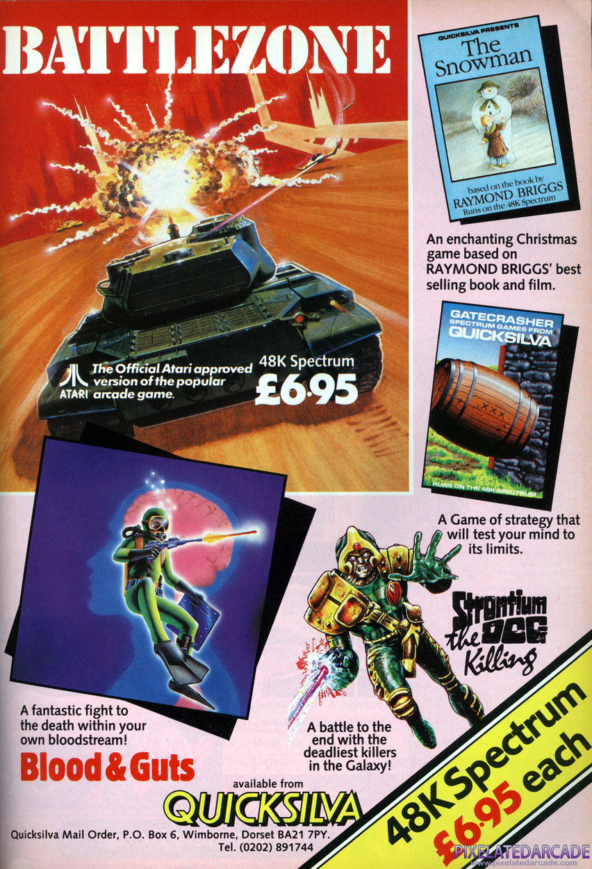 Strontium Dog: The Killing Advertisement: December 1984 magazine ad