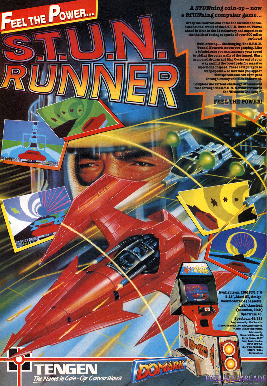 S.T.U.N. Runner Advertisement: November 1990 magazine ad