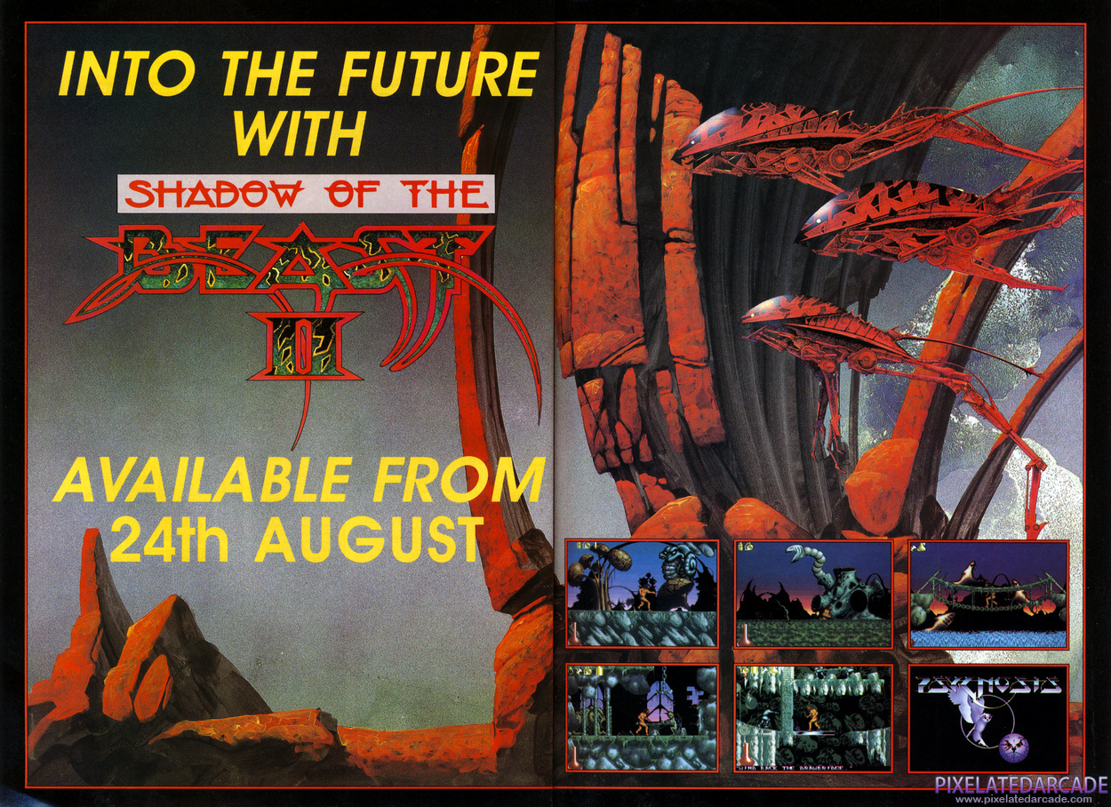 Shadow of the Beast II Advertisement: September 1990 magazine ad