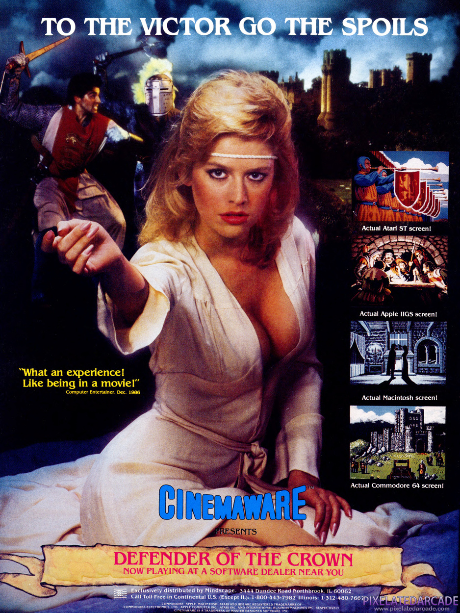 Defender of the Crown Advertisement: March 1983 magazine ad