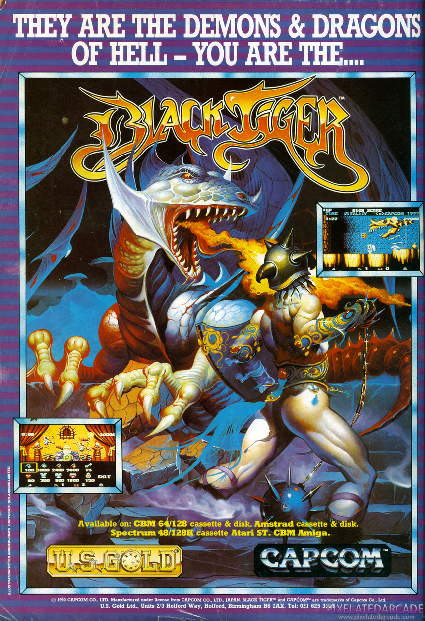 Black Tiger Advertisement: April 1990 magazine ad