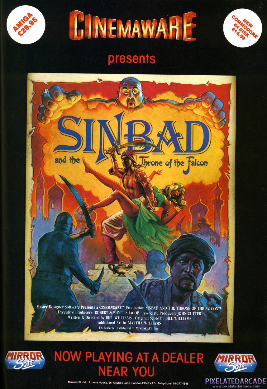 Sinbad and the Throne of the Falcon Advertisement: April 1988 magazine ad