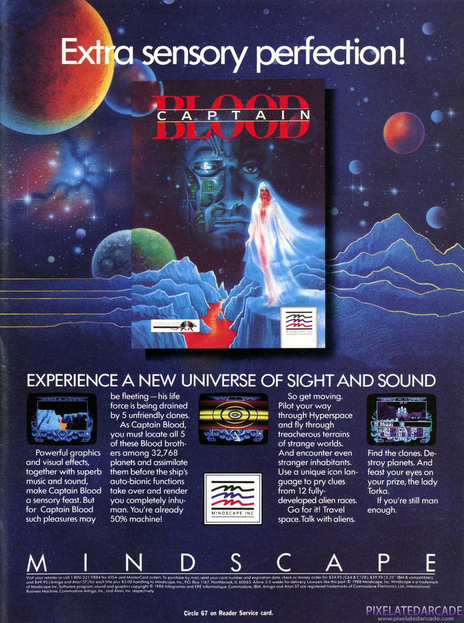 Captain Blood Advertisement: Spring 1989 magazine ad