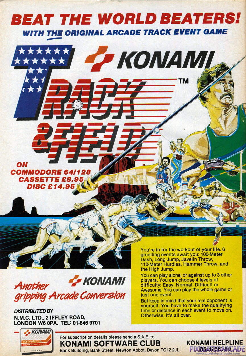 Track & Field Advertisement: October 1987 magazine ad