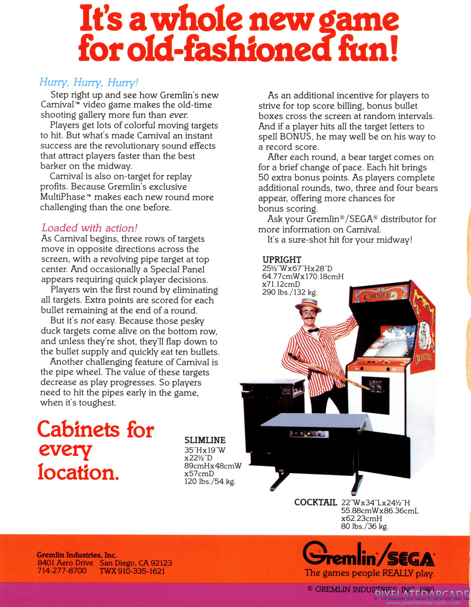 Carnival Advertisement: Carnival flyer - Back