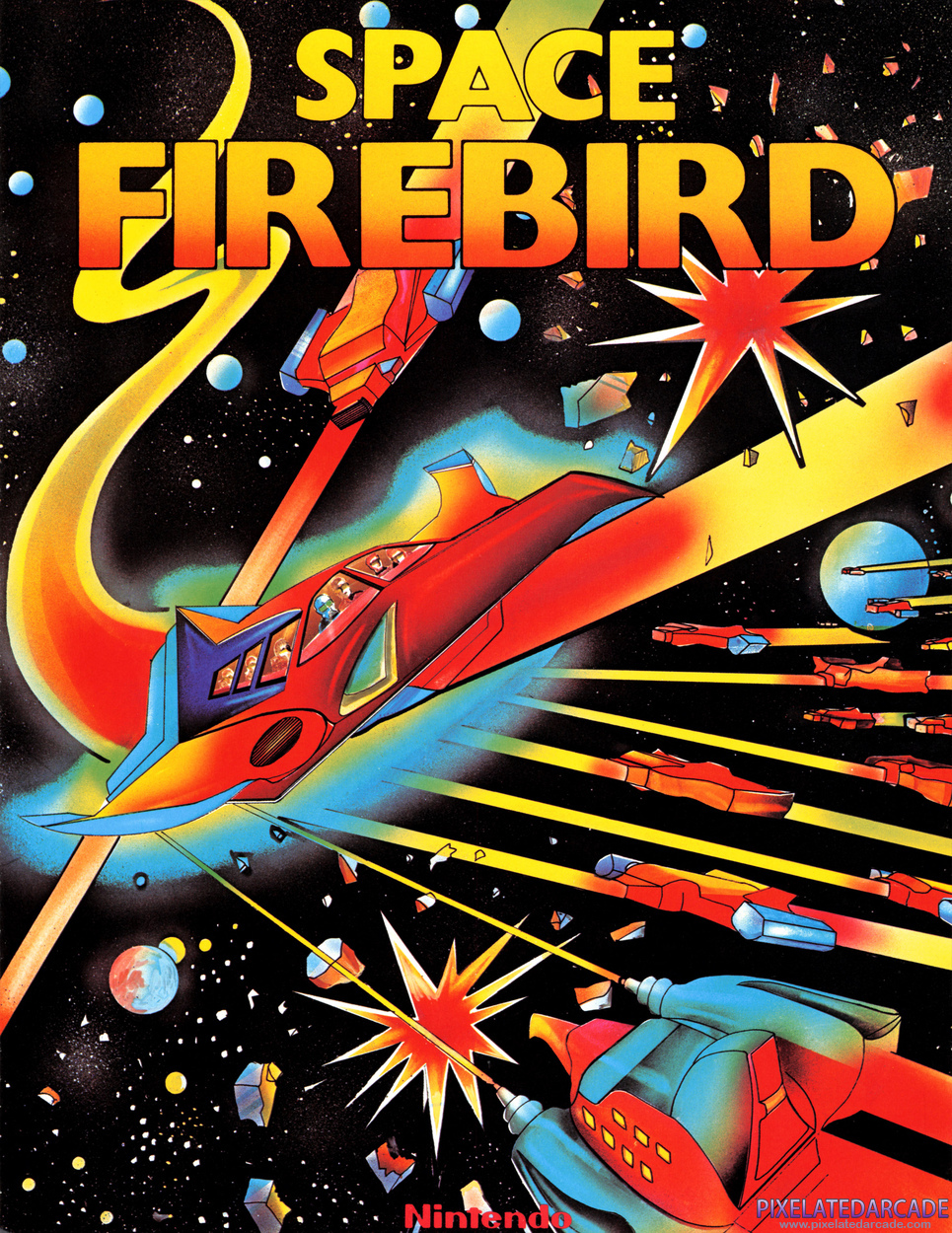 Space Firebird Advertisement: Space Firebird flyer - Front