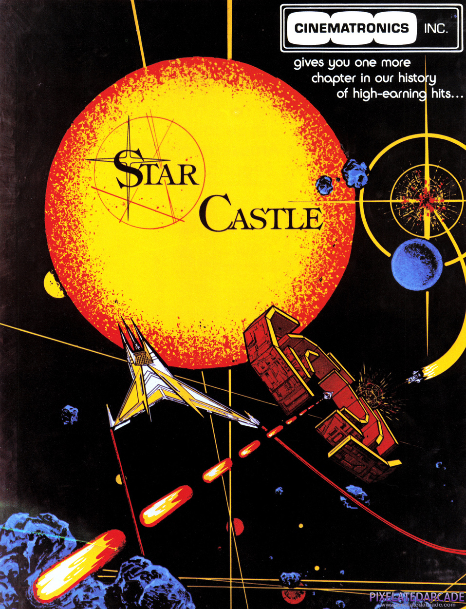 Star Castle Advertisement: Star Castle flyer - Front
