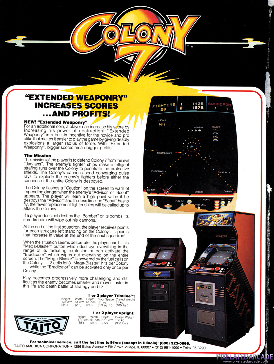 Colony 7 Advertisement: Colony 7 flyer (Alternate) - Back