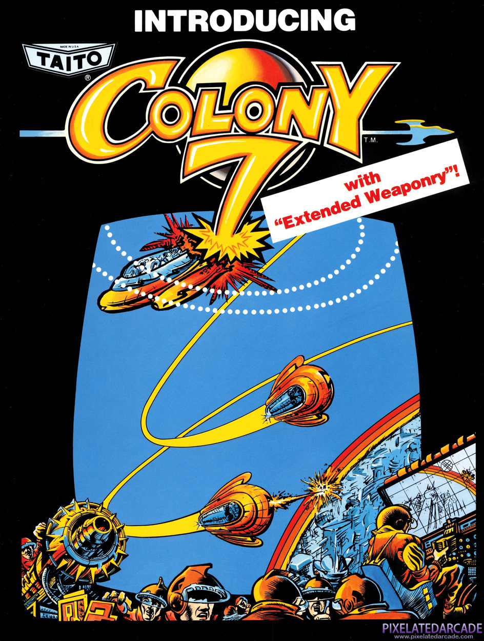 Colony 7 Advertisement: Colony 7 flyer (Alternate) - Front