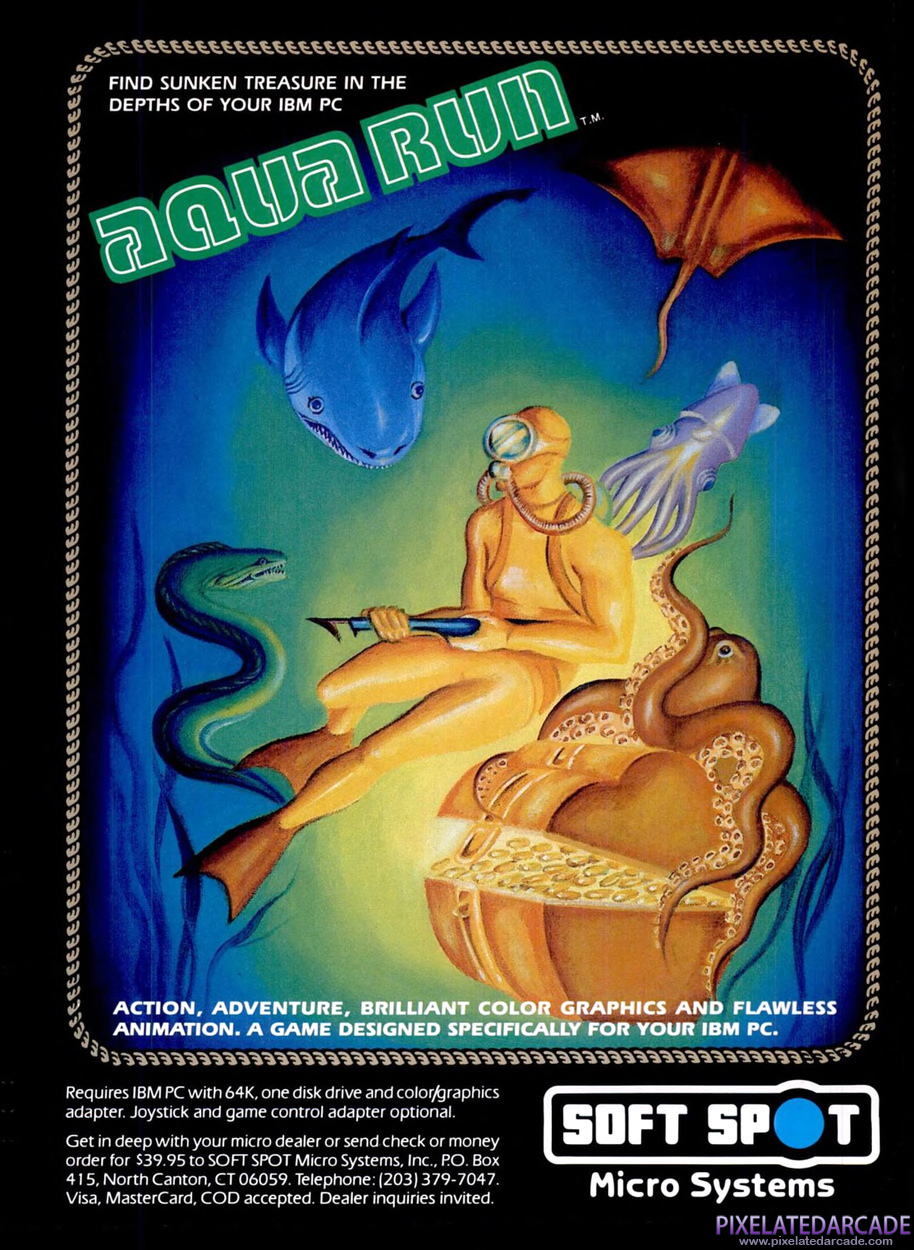 Aqua Run Advertisement: October 1982 magazine ad