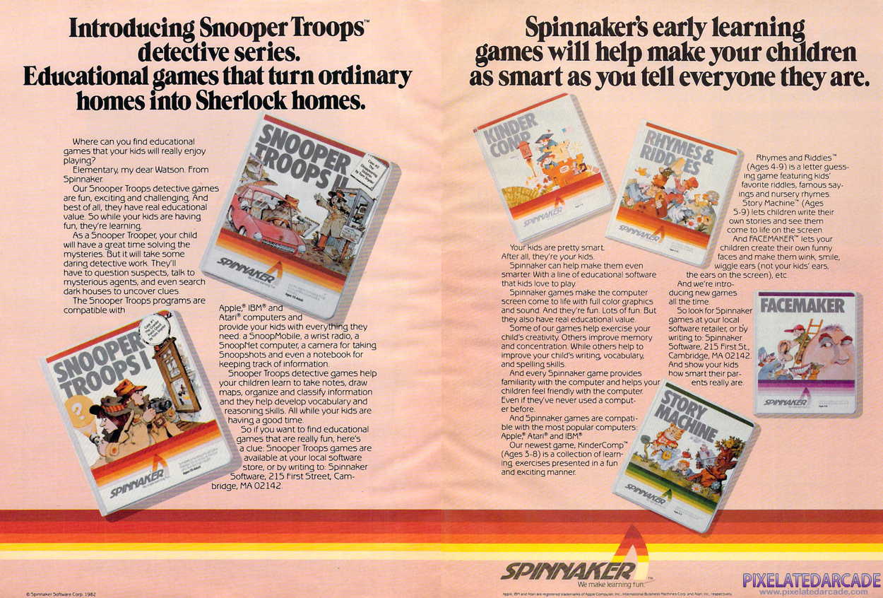 Snooper Troops: Case #1: The Granite Point Ghost Advertisement: December 1982 magazine ad Snooper Troops: Case #1: The Granite Point Ghost Advertisement: December 1982 magazine ad