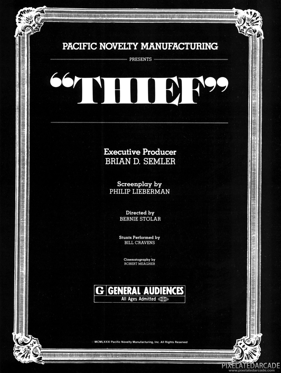 Thief Advertisement: Thief flyer - Page 1