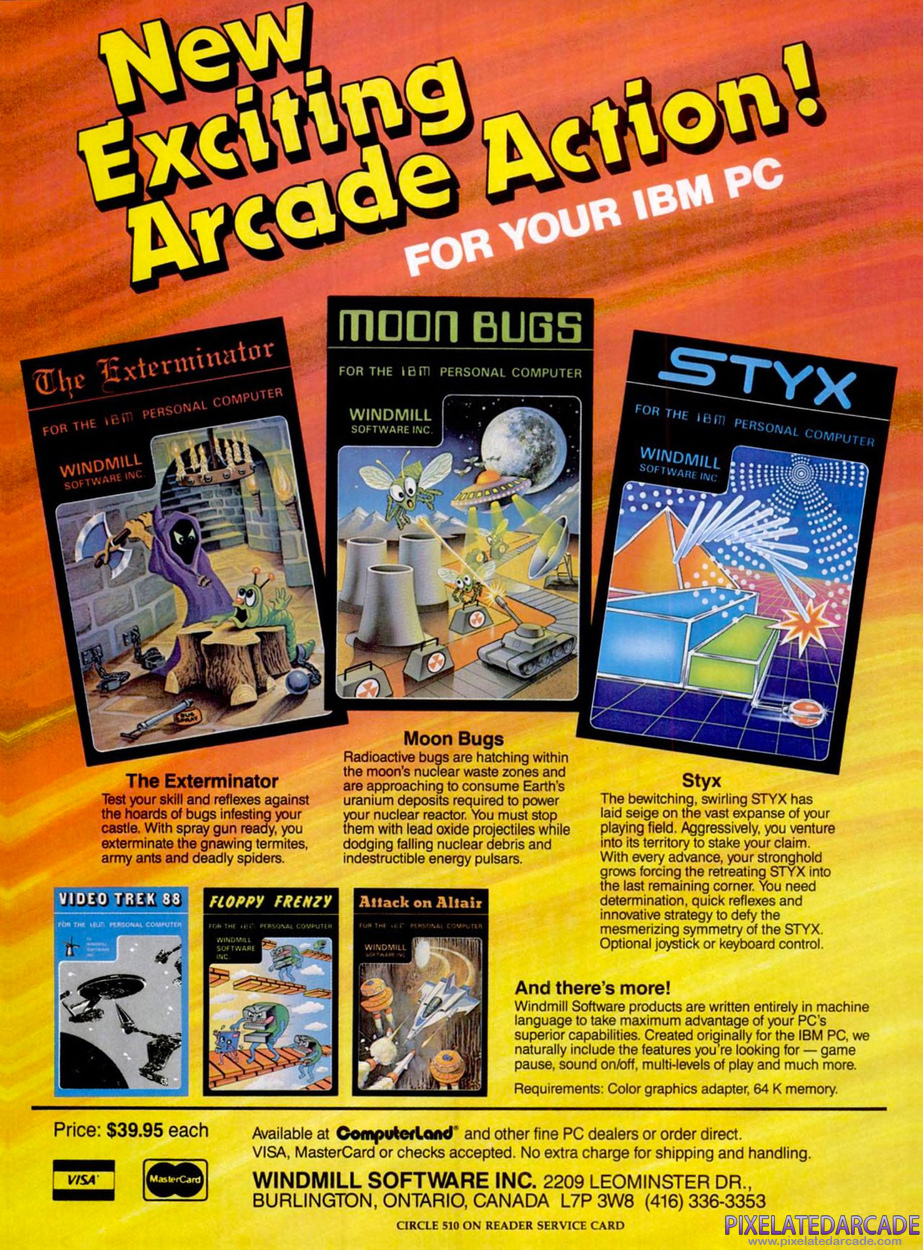 Video Trek 88 Advertisement: December 1983 magazine ad