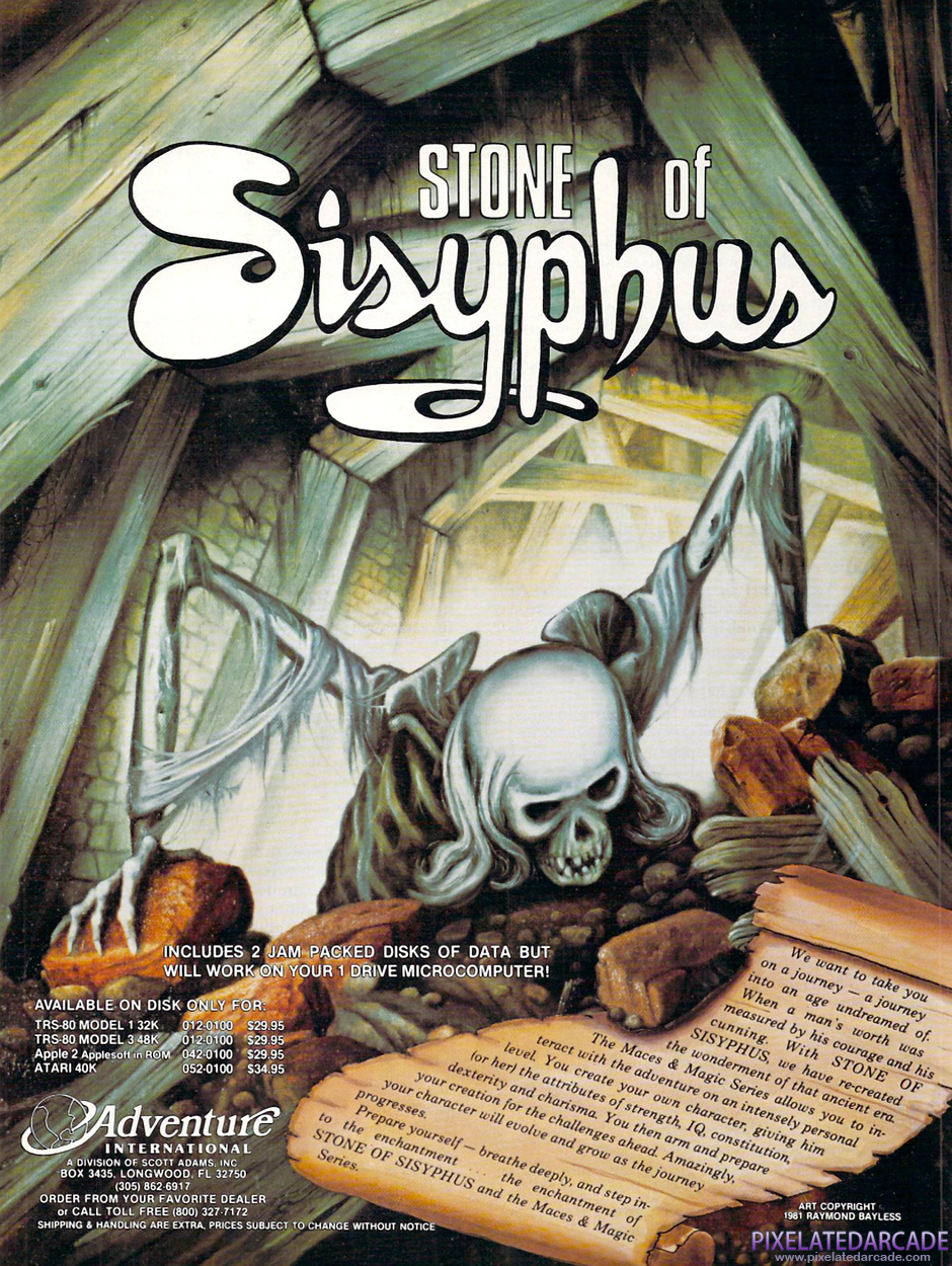 The Stone of Sisyphus Advertisement: November 1981 magazine ad