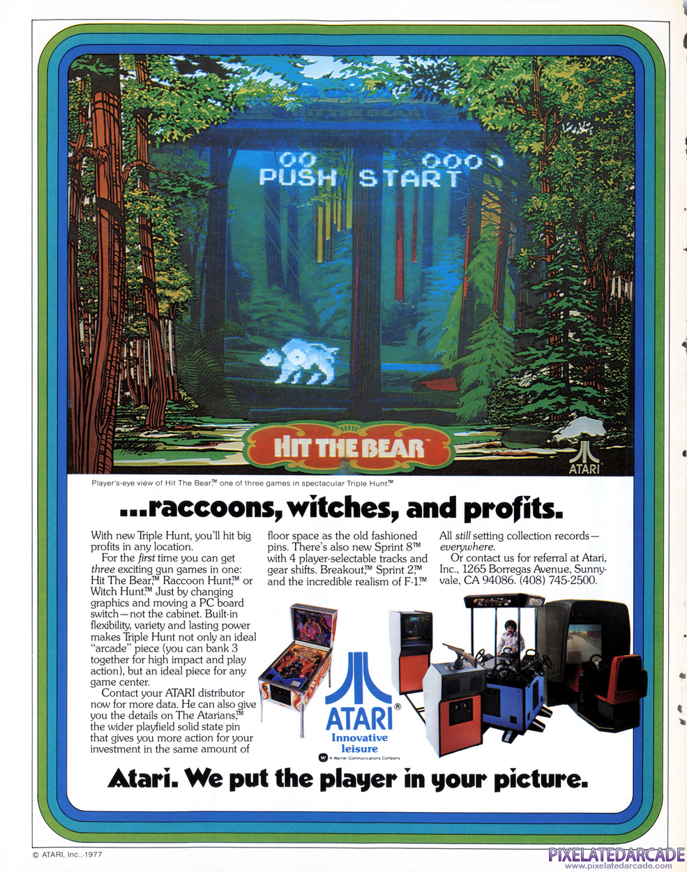 Triple Hunt Advertisement: June 1977 magazine ad