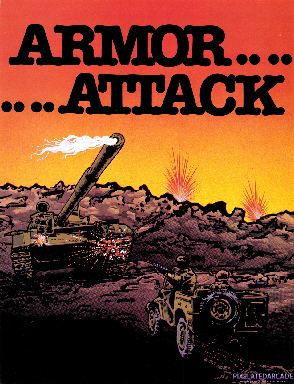 Armor Attack Advertisement: Armor Attack flyer - Front