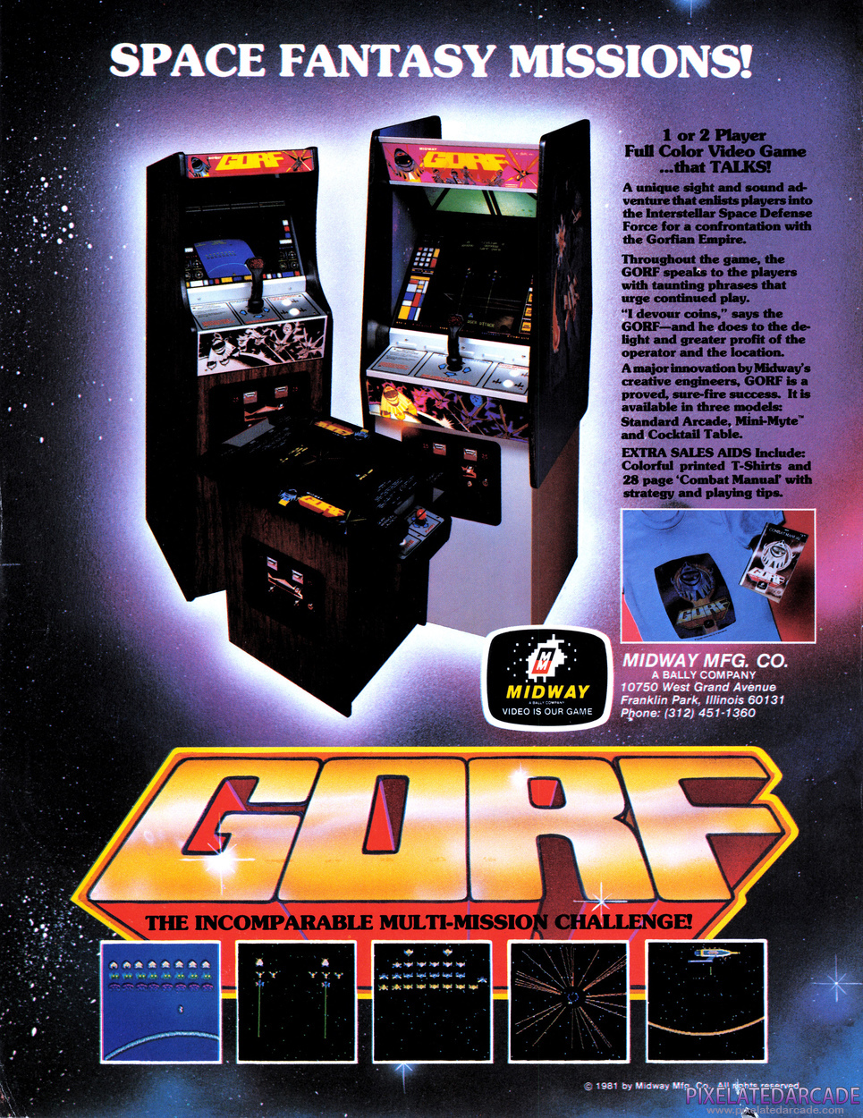 Gorf Advertisement: Gorf flyer