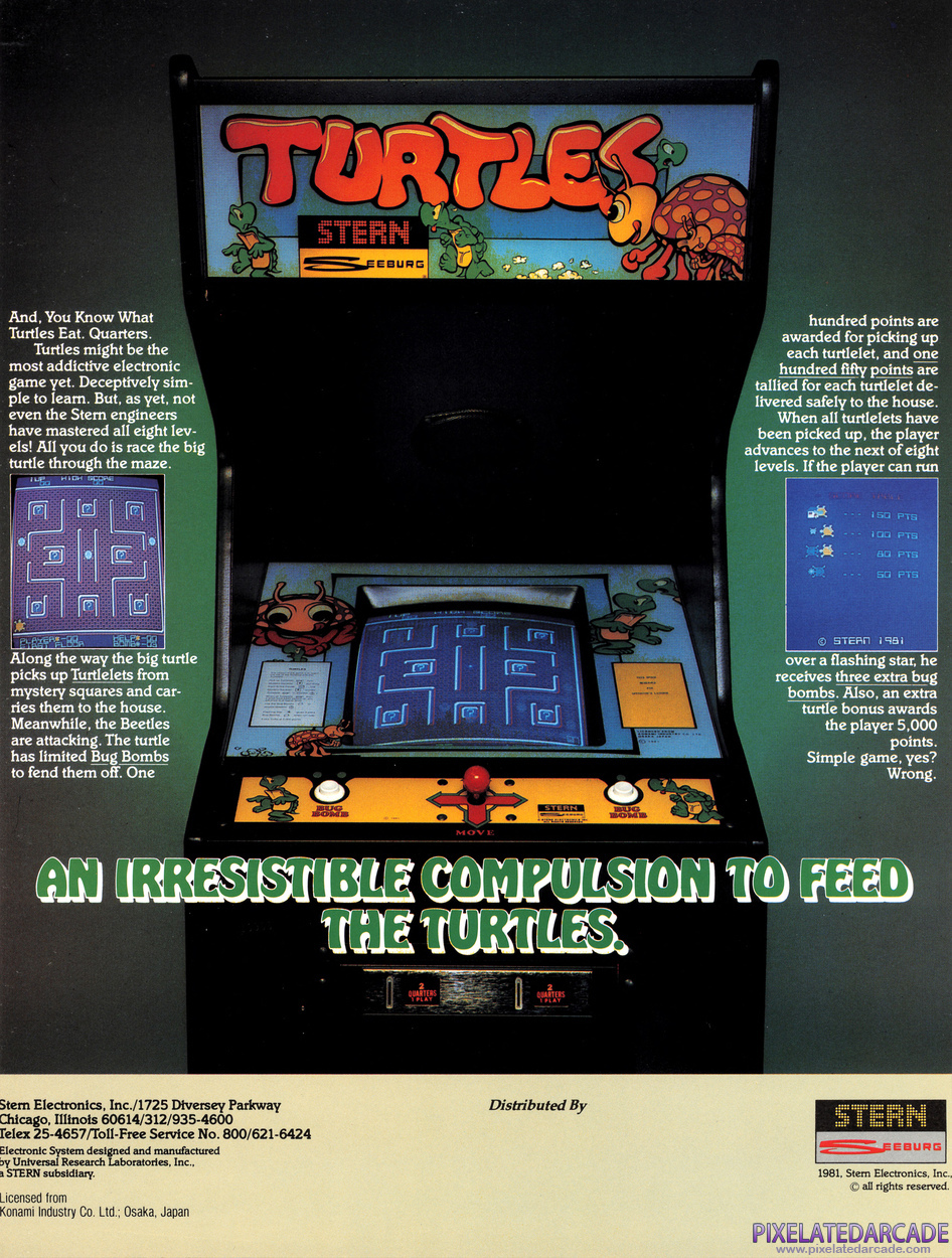 Turtles Advertisement: Turtles flyer - Back