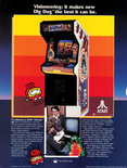 Atari Visioneering Dig Dug flyer