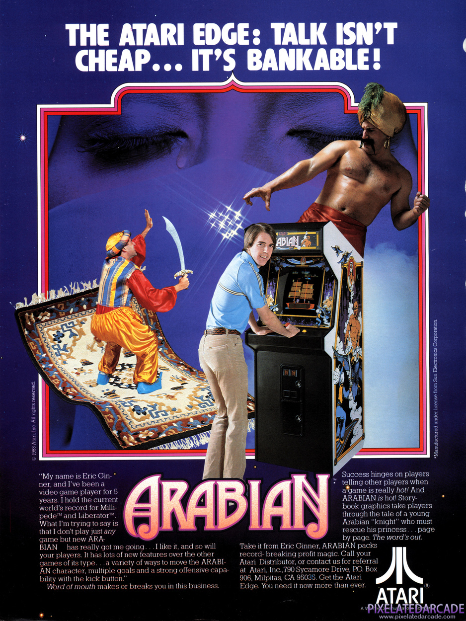 Arabian Advertisement: Arabian flyer
