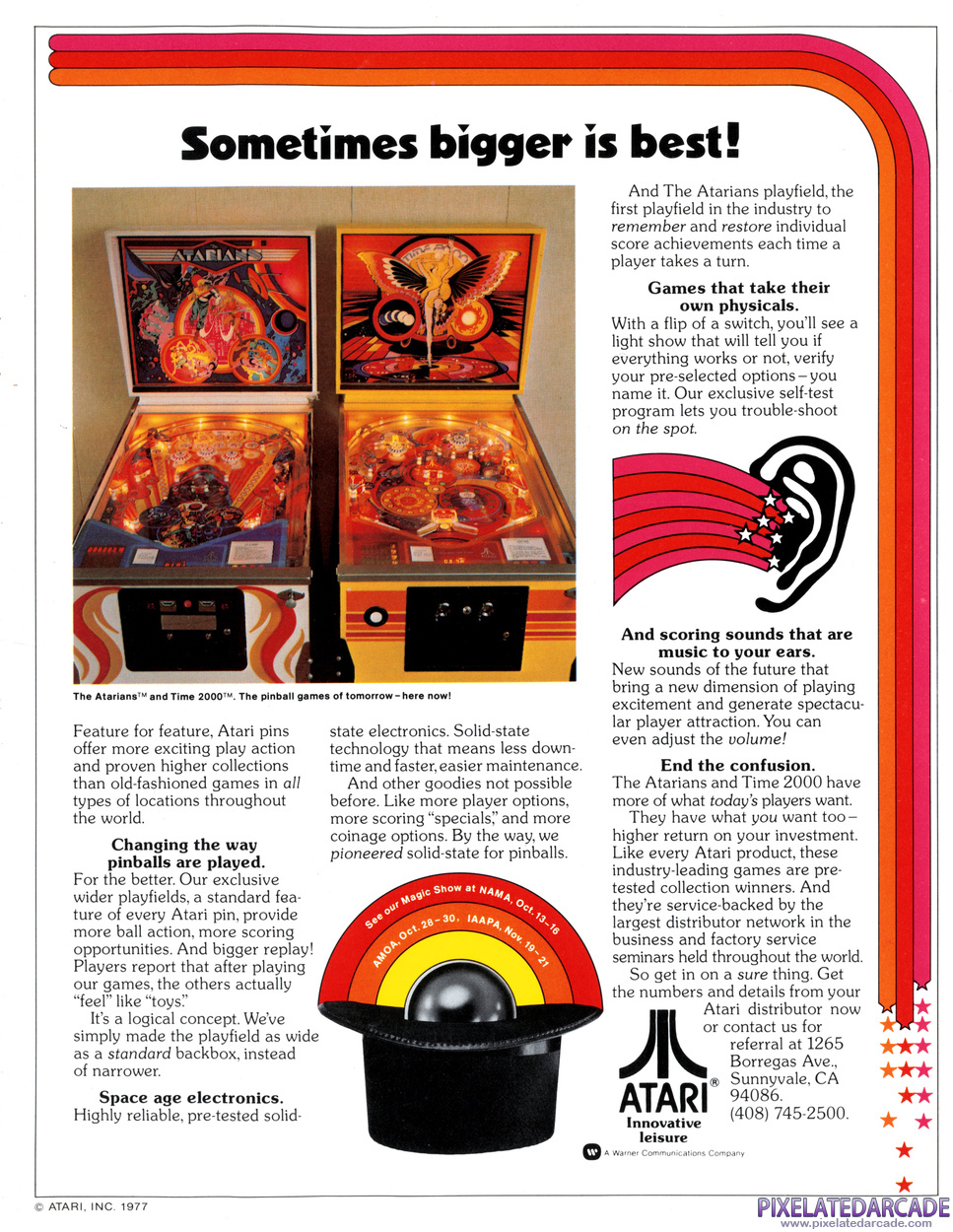 Time 2000 Advertisement: October 1977 magazine ad