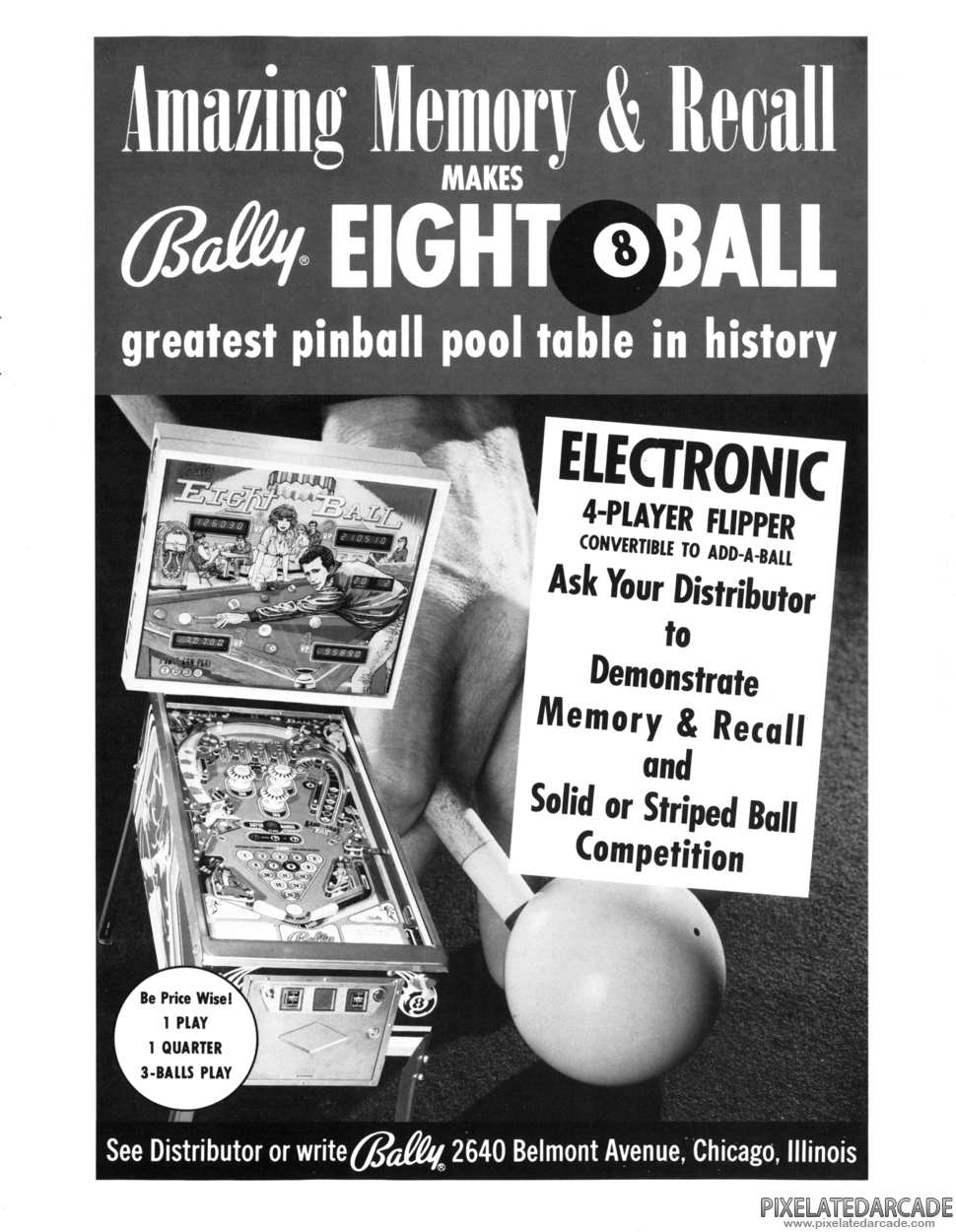 Eight Ball Advertisement: Eight Ball flyer