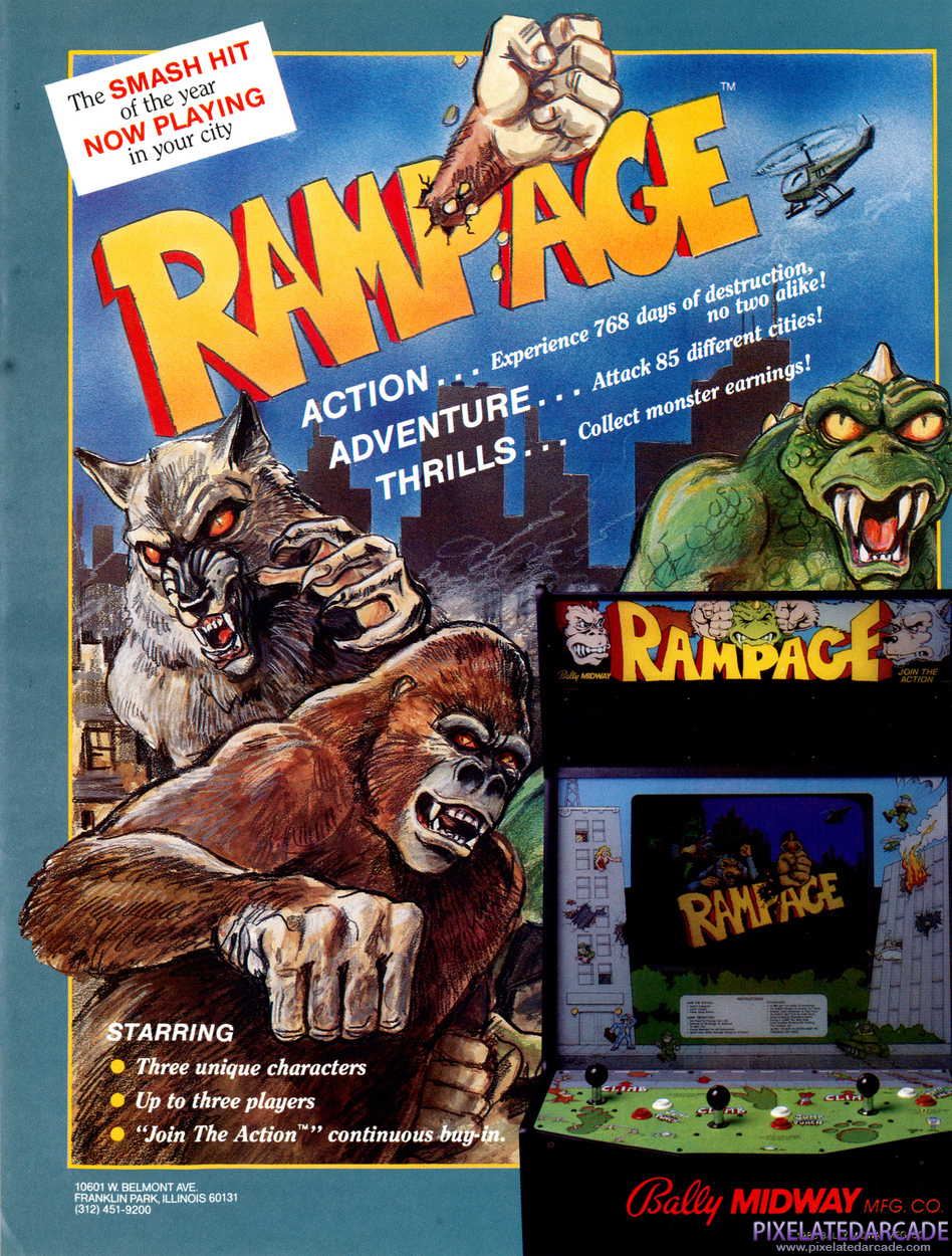 Rampage Advertisement: Rampage flyer
