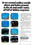 VS. Super Mario Bros. flyer - Back