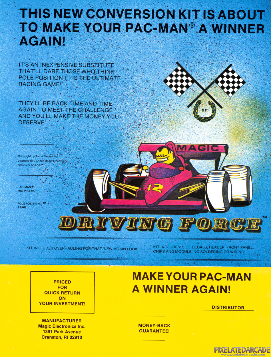 Driving Force Advertisement: Driving Force flyer
