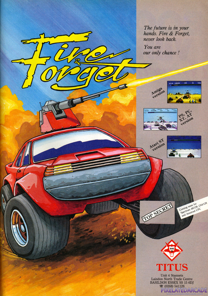 Fire and Forget Advertisement: June 1988 magazine ad