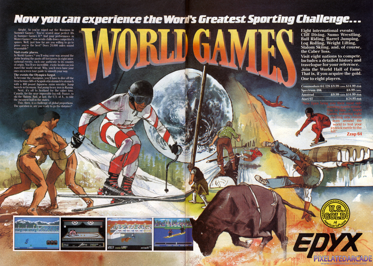 World Games Advertisement: November 1986 magazine ad