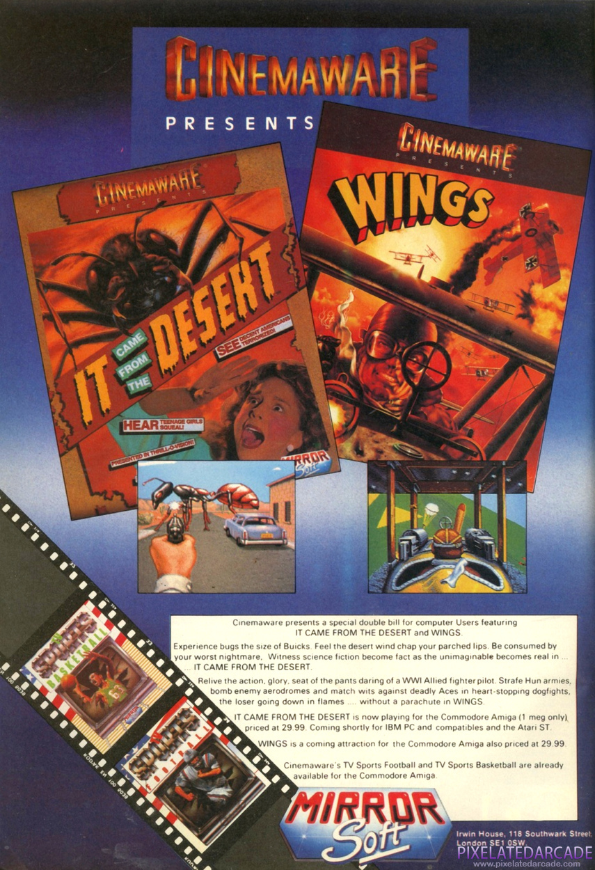 It Came from the Desert Advertisement: September 1990 magazine ad