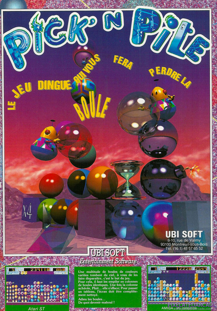 Pick'n Pile Advertisement: December 1990 magazine ad
