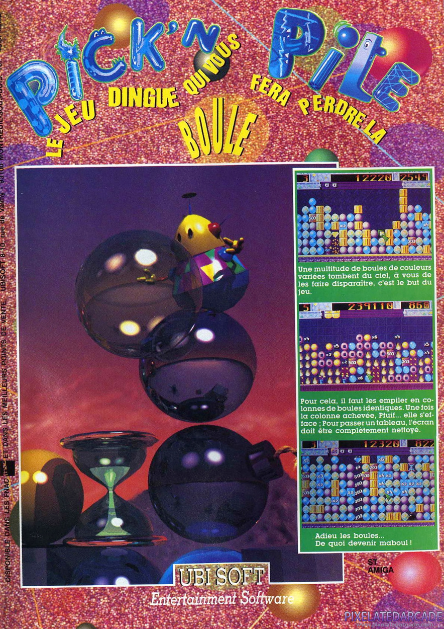Pick'n Pile Advertisement: November 1990 magazine ad