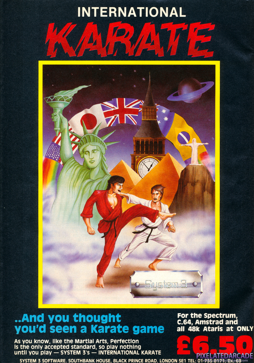 World Karate Championship Advertisement: September 1985 magazine ad