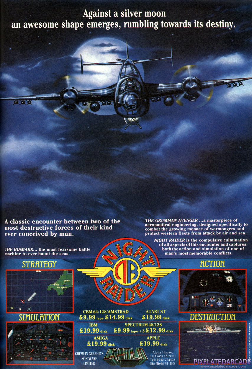 Dive Bomber Advertisement: September 1988 magazine ad