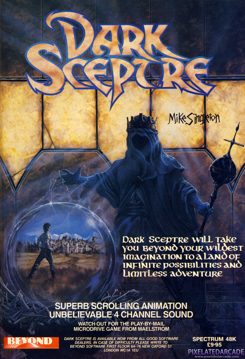 Dark Sceptre Advertisement: August 1986 magazine ad