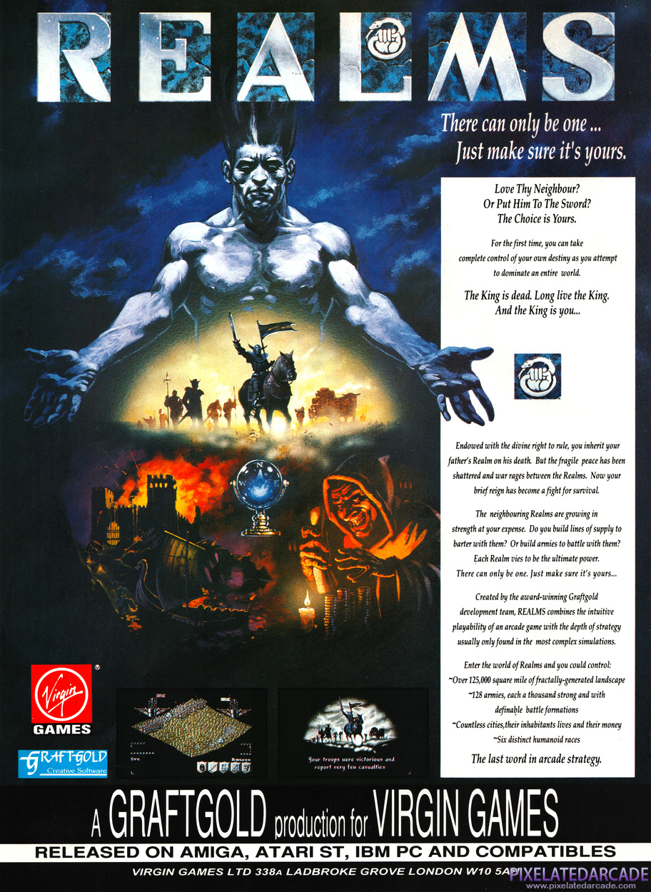 Realms Advertisement: December 1991 magazine ad
