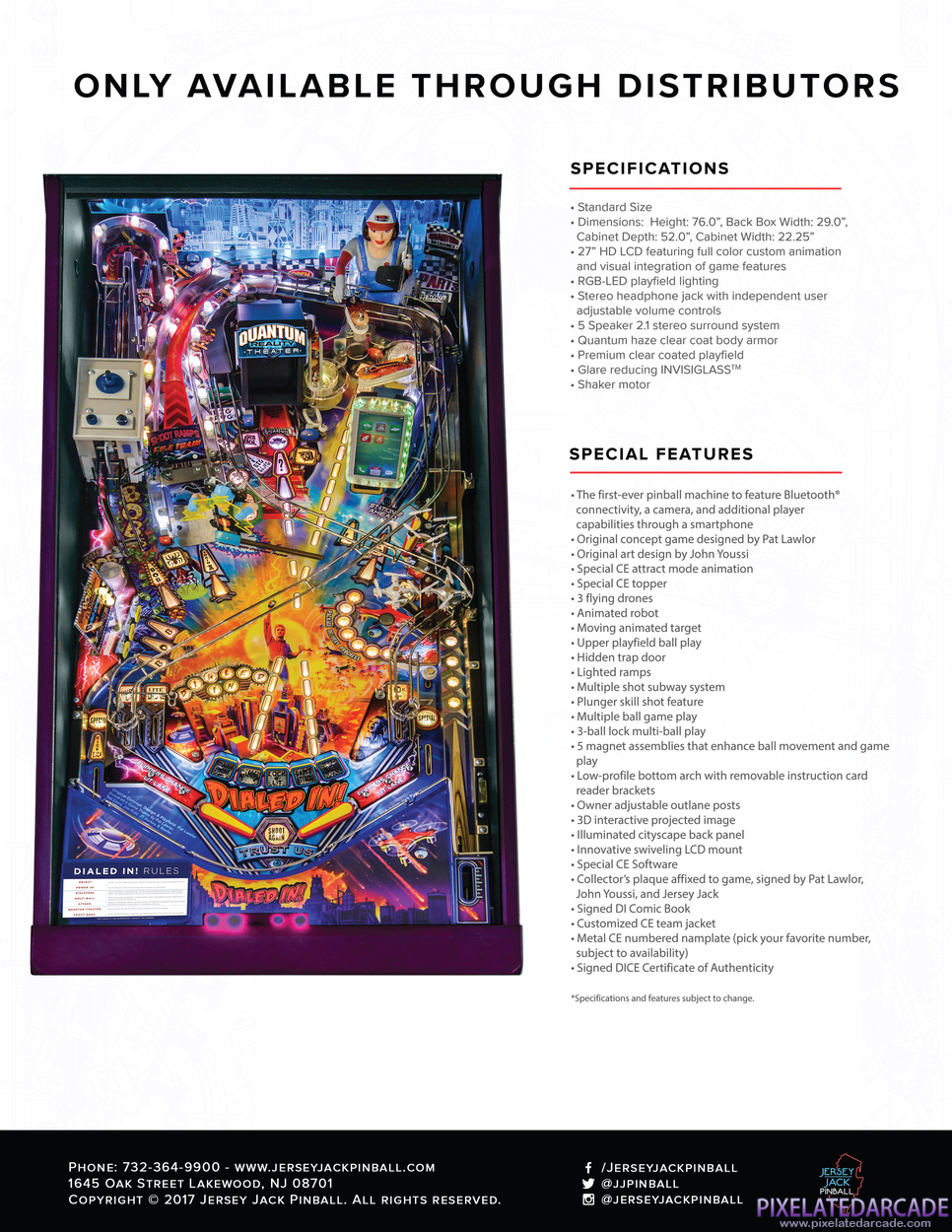 Dialed In! Advertisement: Collector's Edition flyer - Back