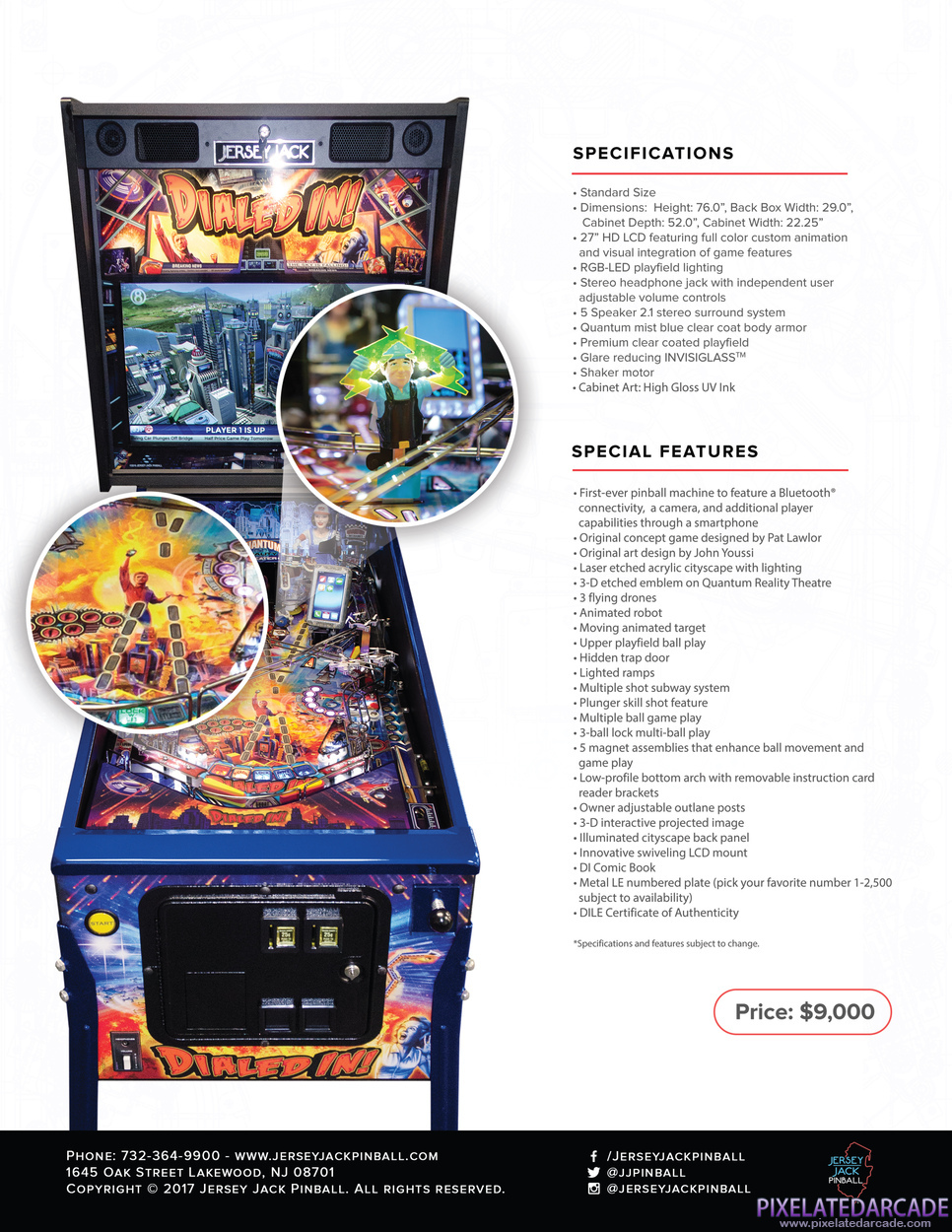 Dialed In! Advertisement: Limited Edition flyer - Back