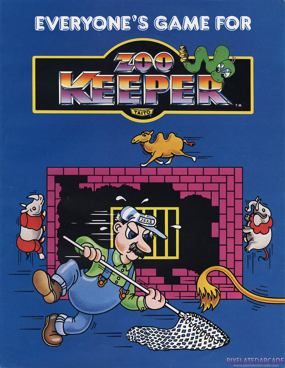 Zoo Keeper Advertisement: Zoo Keeper flyer - Front