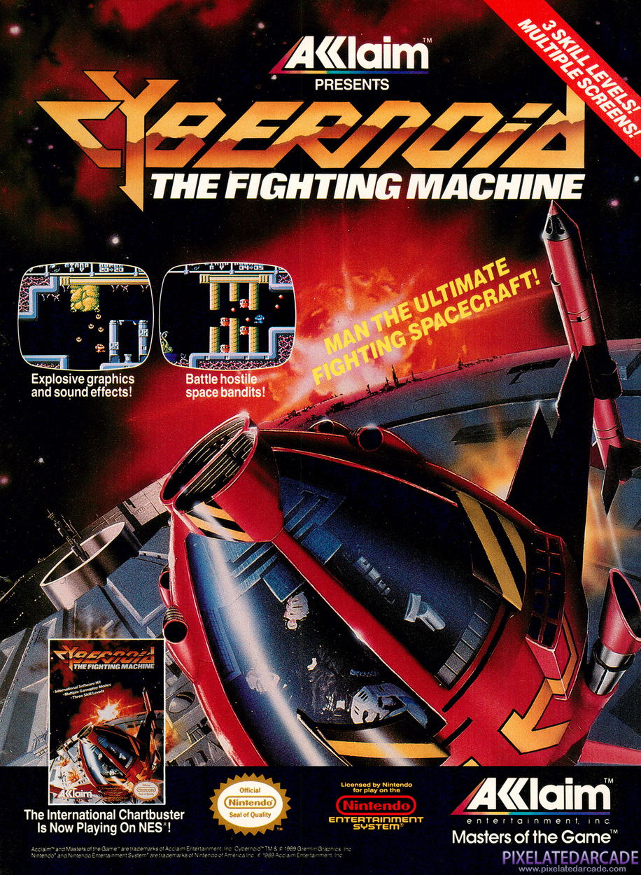 Cybernoid: The Fighting Machine Advertisement: February 1990 magazine ad