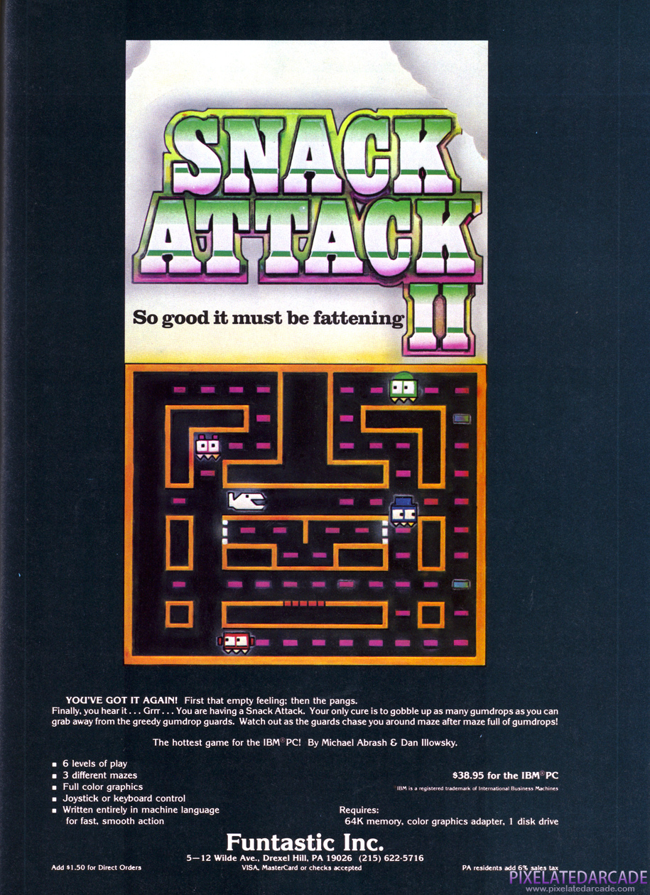 Snack Attack II Advertisement: December 1982 magazine ad